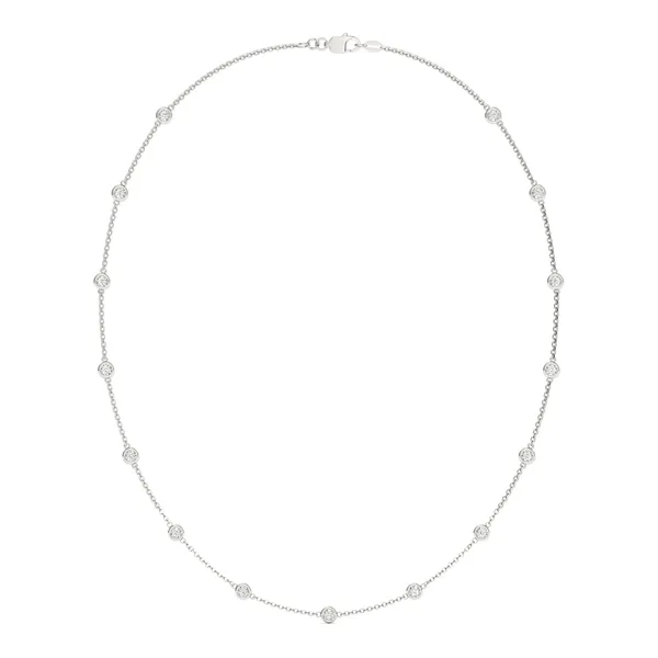 Linea Fifteen-Stone Station Necklace