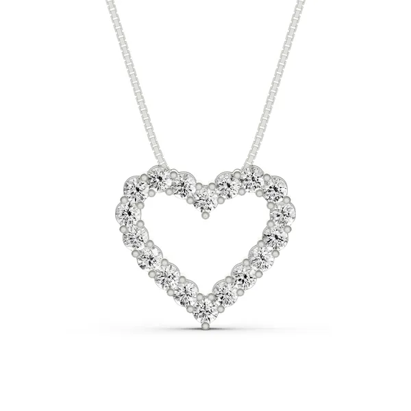 Round Prong Set Heart Pendant Essentials