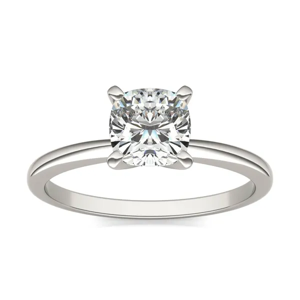 Cushion Simple Solitaire Engagement Ring