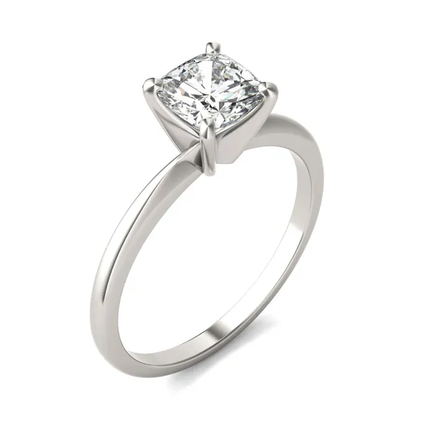 Cushion Simple Solitaire Engagement Ring