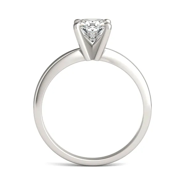 Cushion Simple Solitaire Engagement Ring