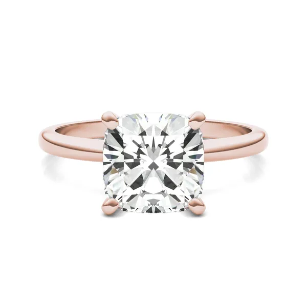Cushion Simple Solitaire Engagement Ring