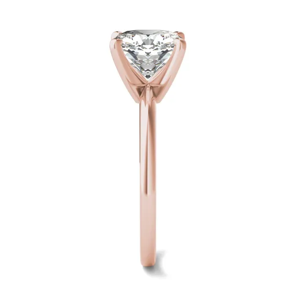 Cushion Simple Solitaire Engagement Ring