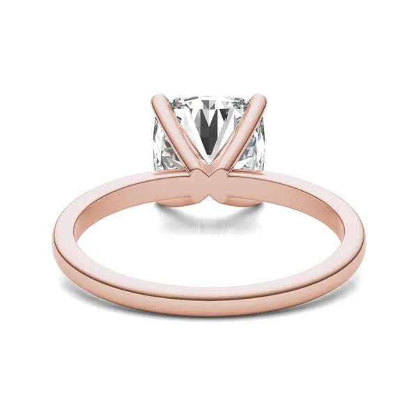 Cushion Simple Solitaire Engagement Ring