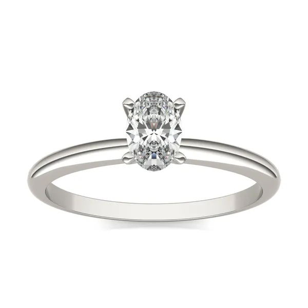 Oval Simple Solitaire Engagement Ring