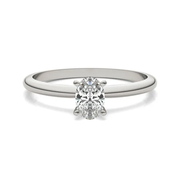 Oval Simple Solitaire Engagement Ring