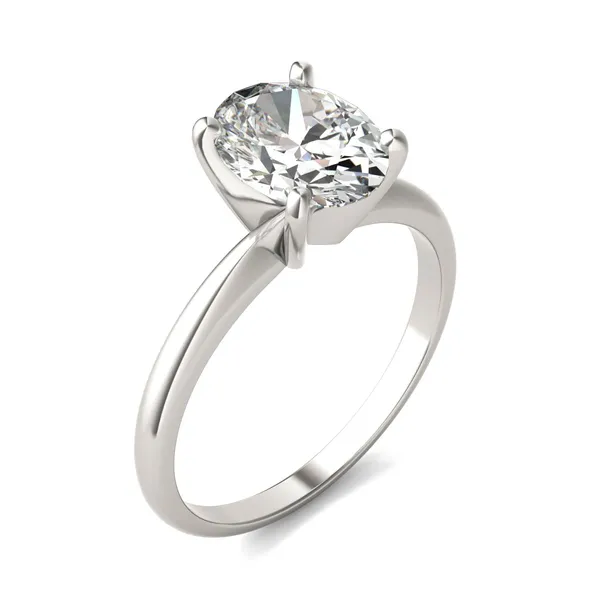 Oval Simple Solitaire Engagement Ring