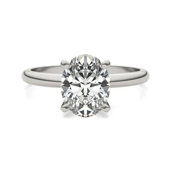 Oval Simple Solitaire Engagement Ring