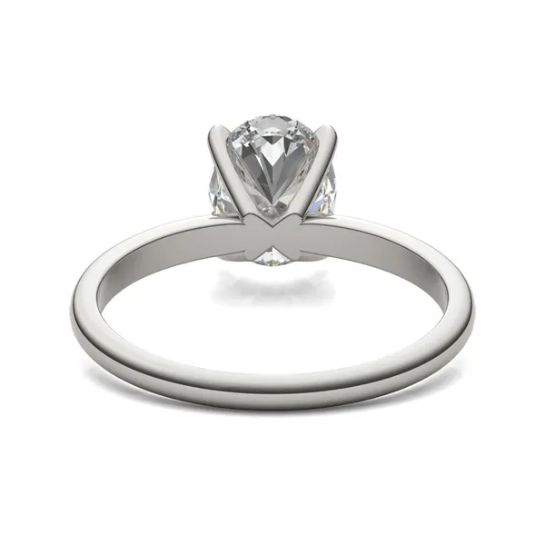 Oval Simple Solitaire Engagement Ring