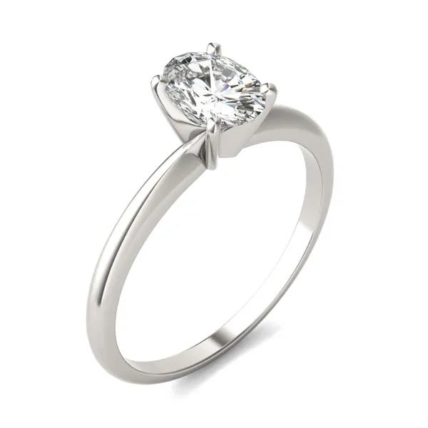 Oval Simple Solitaire Engagement Ring