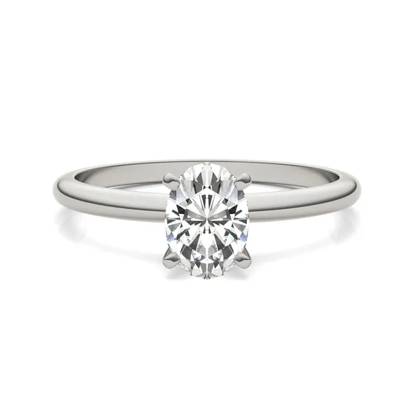 Oval Simple Solitaire Engagement Ring