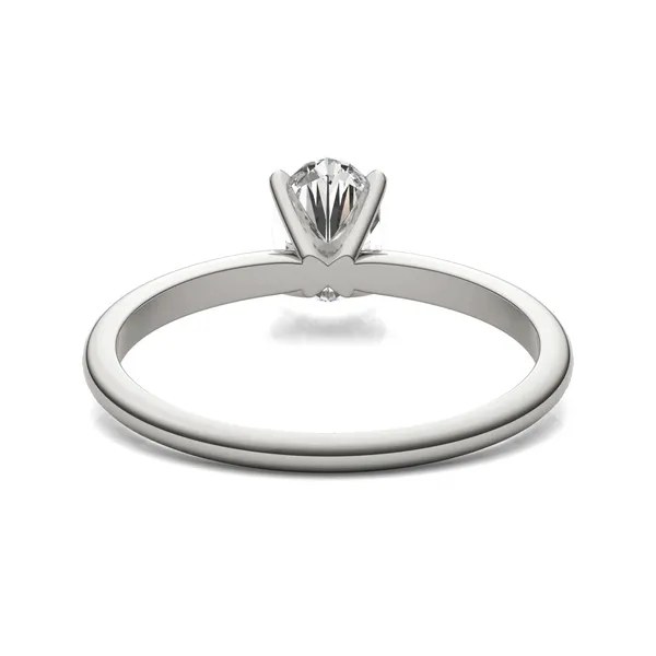 Oval Simple Solitaire Engagement Ring