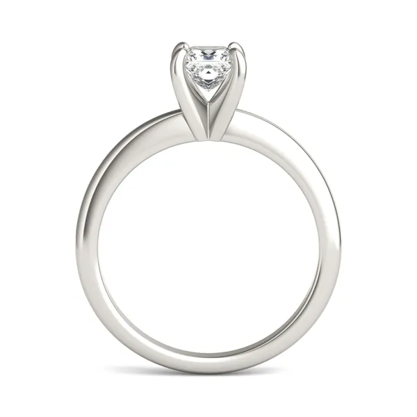 Princess Simple Solitaire Engagement Ring