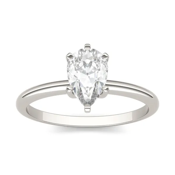 Pear Simple Solitaire Engagement Ring