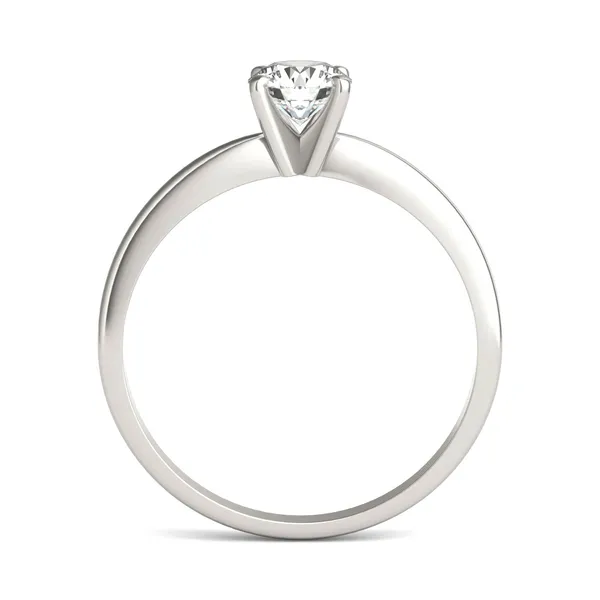Round Brilliant Simple Solitaire Engagement Ring