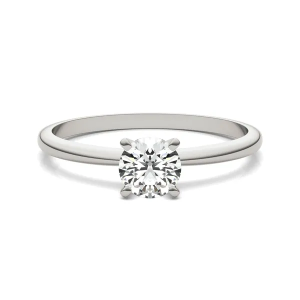 Round Brilliant Simple Solitaire Engagement Ring
