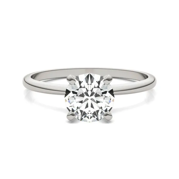 Round Brilliant Simple Solitaire Engagement Ring