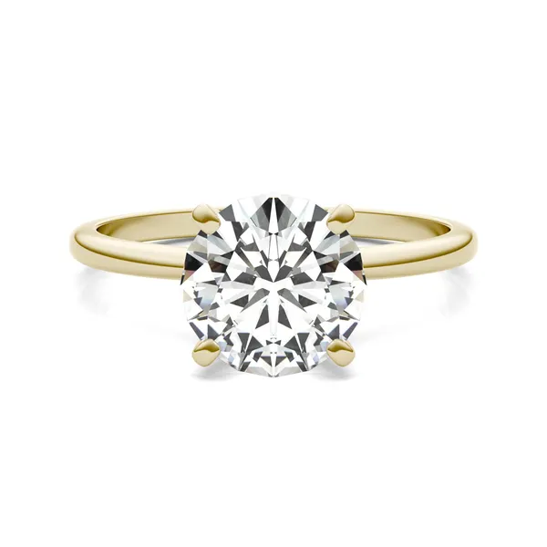 Round Brilliant Simple Solitaire Engagement Ring