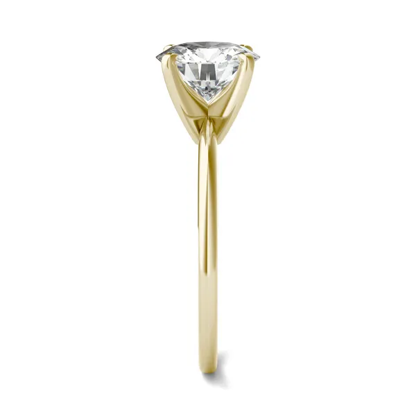 Round Brilliant Simple Solitaire Engagement Ring