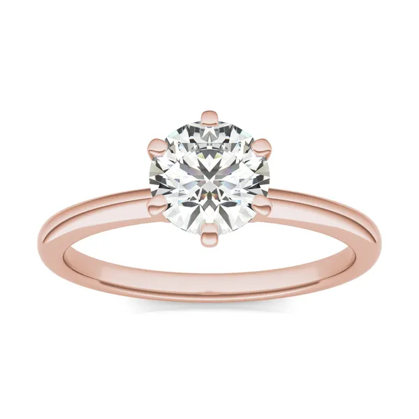 Round Brilliant Six-Prong Simple Solitaire