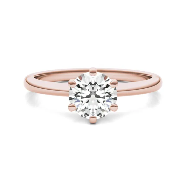 Round Brilliant Six-Prong Simple Solitaire