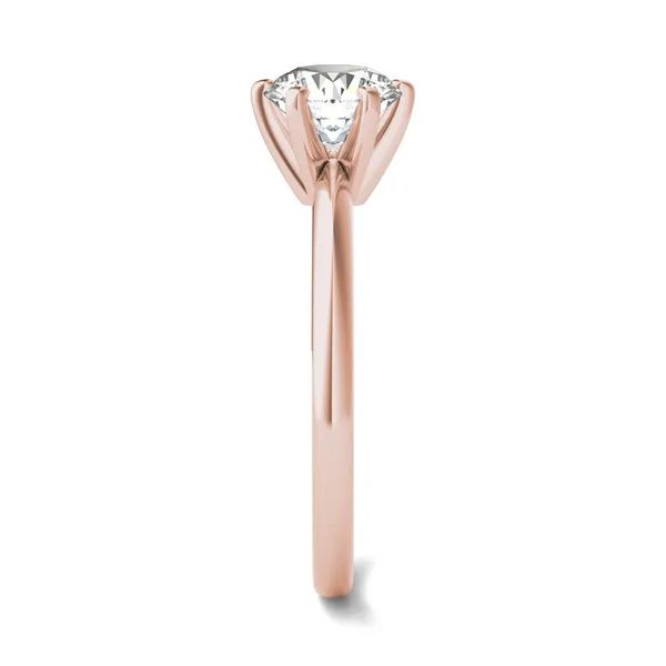 Round Brilliant Six-Prong Simple Solitaire