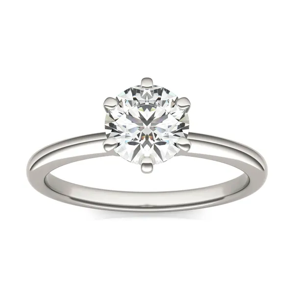 Round Brilliant Six-Prong Simple Solitaire