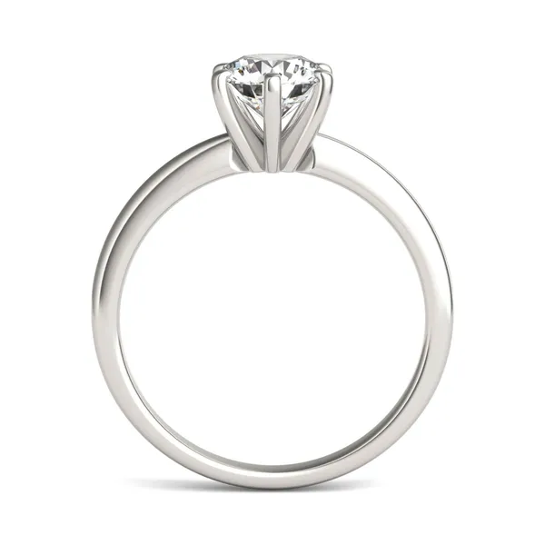 Round Brilliant Six-Prong Simple Solitaire