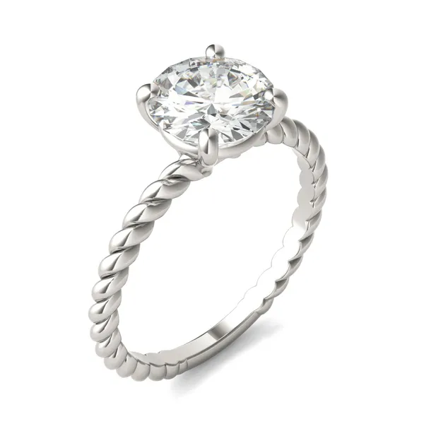 Round Brilliant Classic Rope Solitaire
