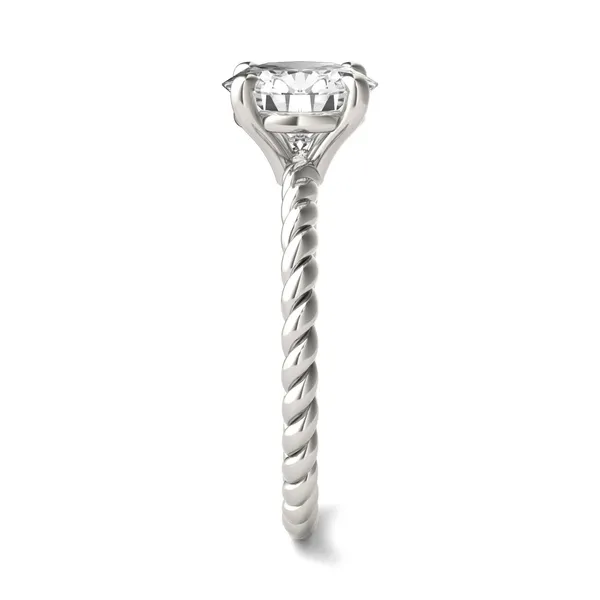 Round Brilliant Classic Rope Solitaire