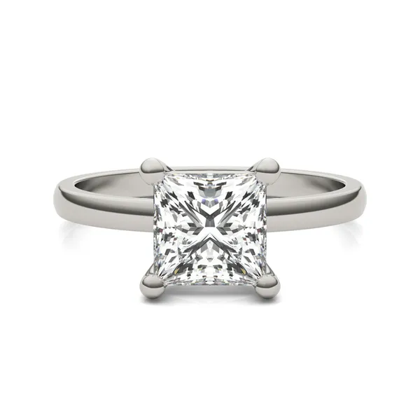 Princess Classic Solitaire Engagement Ring