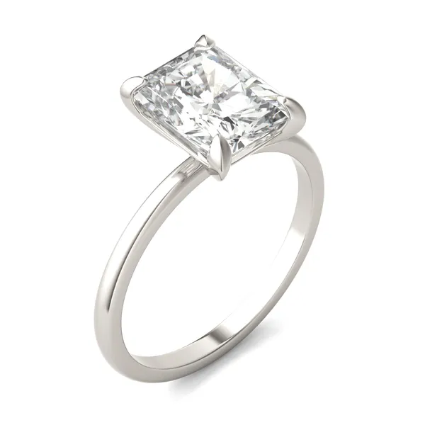 Radiant Classic Solitaire Engagement Ring