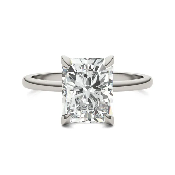 Radiant Classic Solitaire Engagement Ring