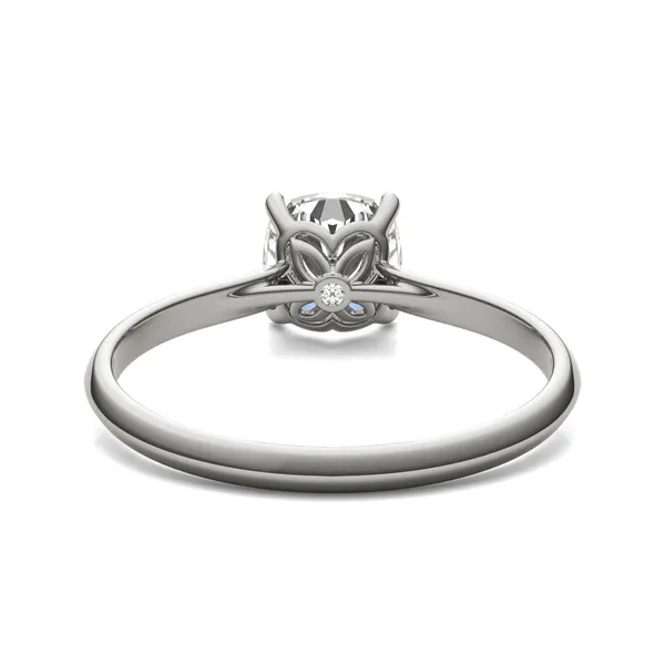 Cushion Signature Solitaire Engagement Ring