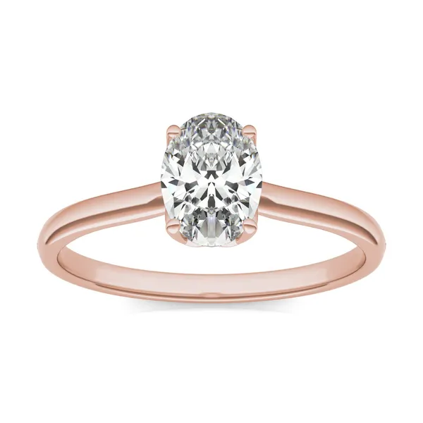 Oval Signature Solitaire Engagement Ring