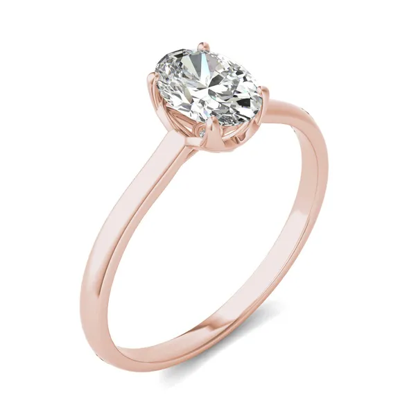 Oval Signature Solitaire Engagement Ring