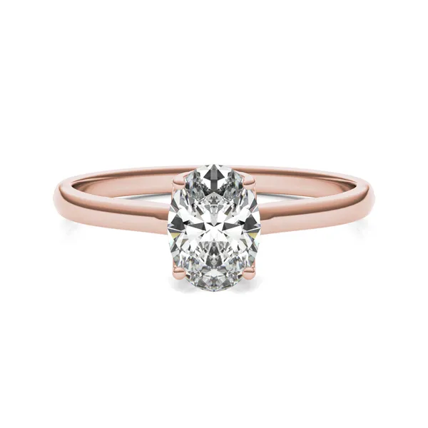 Oval Signature Solitaire Engagement Ring