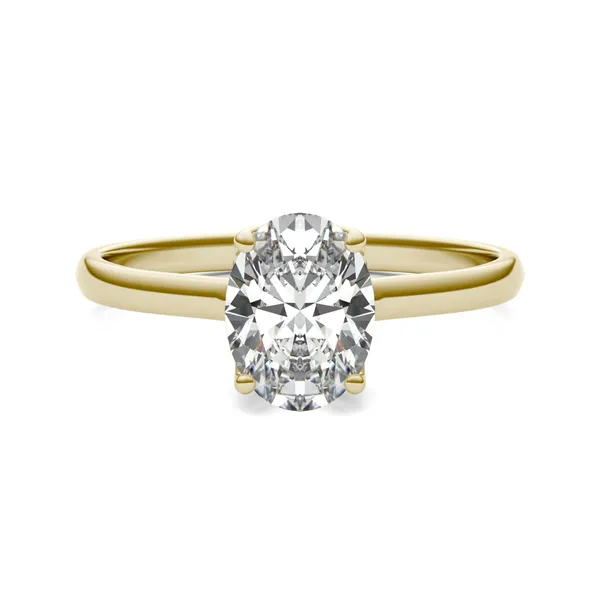 Oval Signature Solitaire Engagement Ring