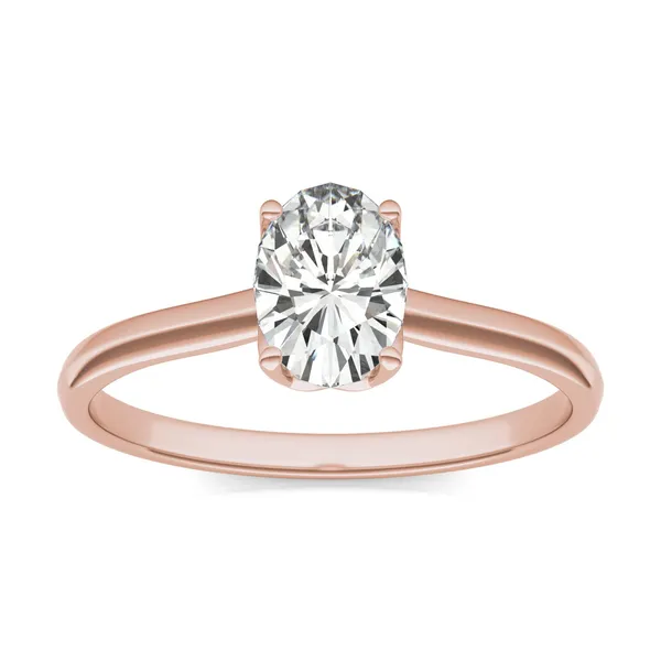 Oval Signature Solitaire Engagement Ring