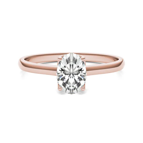 Oval Signature Solitaire Engagement Ring