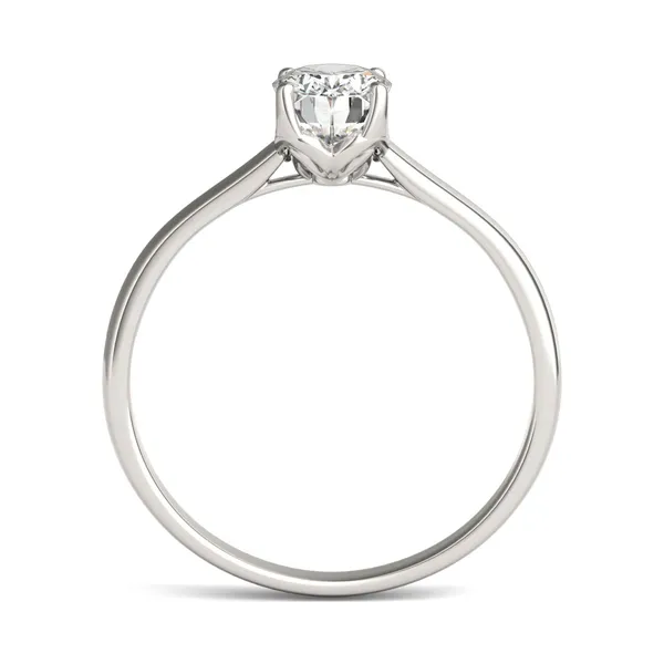 Oval Signature Solitaire Engagement Ring