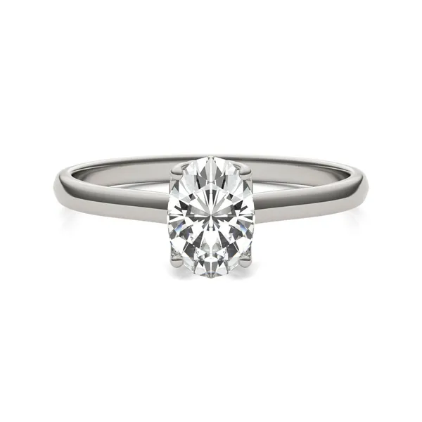 Oval Signature Solitaire Engagement Ring