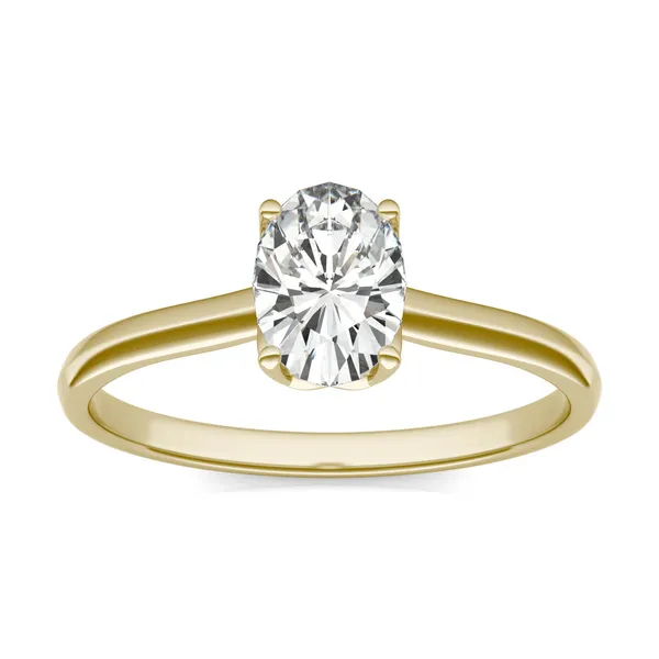 Oval Signature Solitaire Engagement Ring