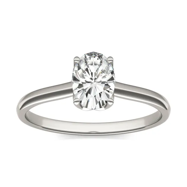 Oval Signature Solitaire Engagement Ring