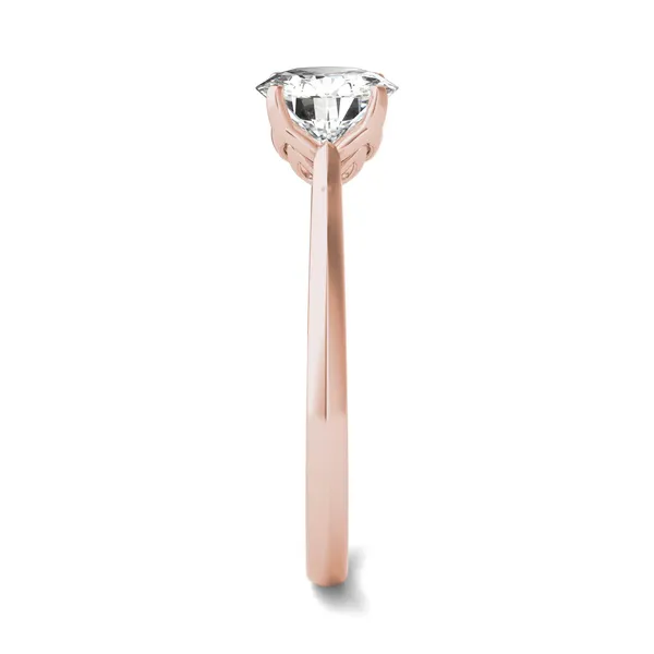 Round Hearts & Arrows Signature Solitaire Engagement Ring