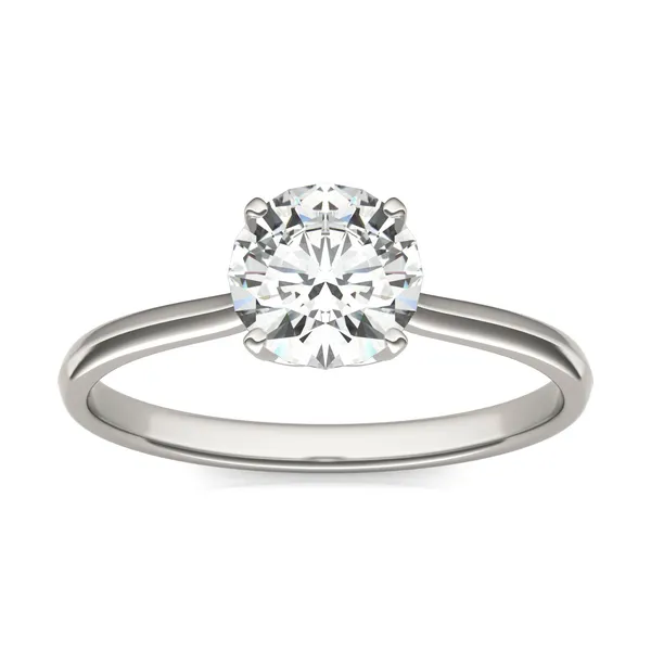 Round Hearts & Arrows Signature Solitaire Engagement Ring