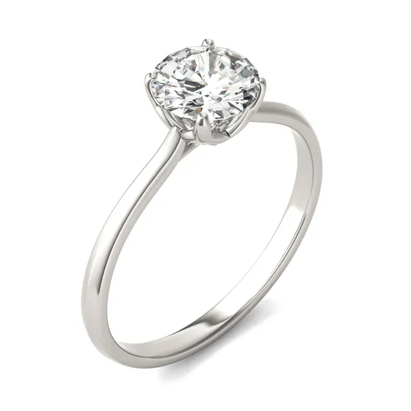 Round Hearts & Arrows Signature Solitaire Engagement Ring