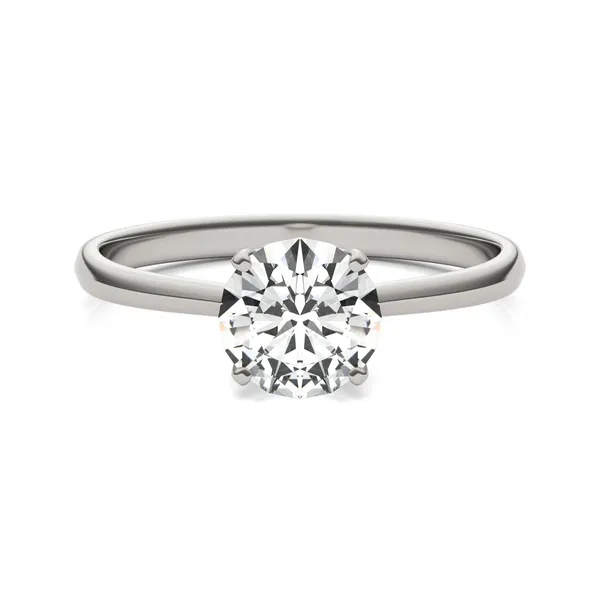 Round Hearts & Arrows Signature Solitaire Engagement Ring