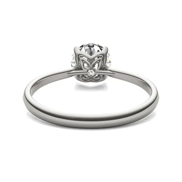 Round Hearts & Arrows Signature Solitaire Engagement Ring