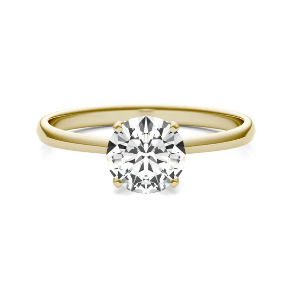 Round Hearts & Arrows Signature Solitaire Engagement Ring